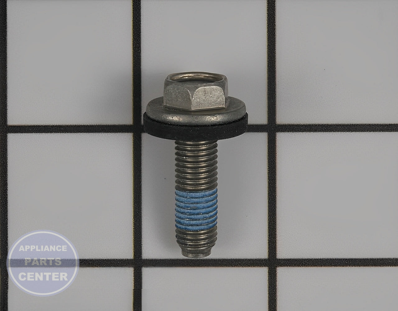 WHIRLPOOL WASHPLATE SCREW W10772621 - Main view showing secure attachment for specified models