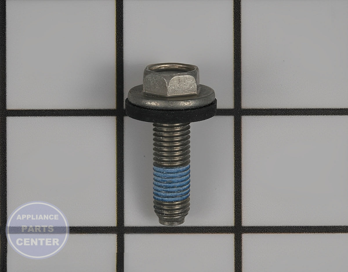WHIRLPOOL WASHPLATE SCREW W10772621 - Main view showing secure attachment for specified models