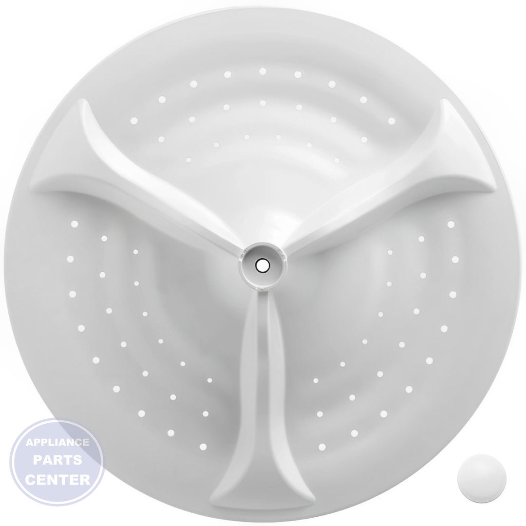 Whirlpool WASHPLATE W10775188 - Main view showing efficient cleaning for Whirlpool and Maytag models