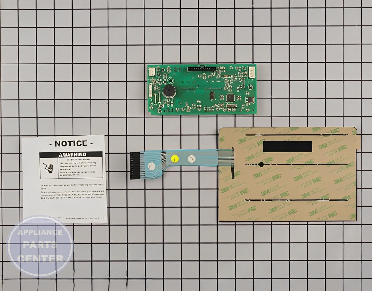Dispenser Control Board W10776981 - Detailed view of circuit board technical details