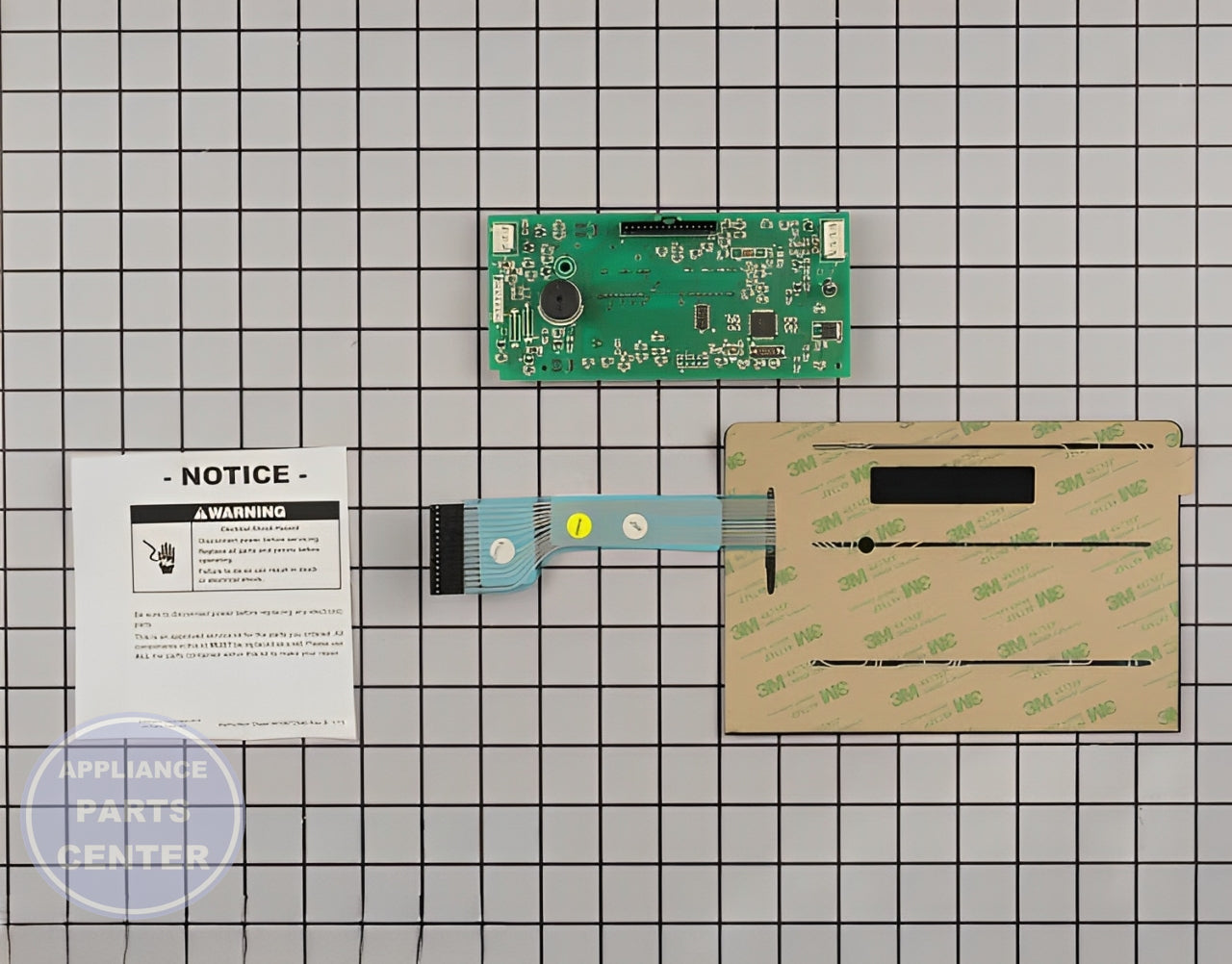Dispenser Control Board W10776981 - Detailed view of circuit board technical details