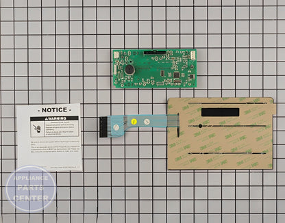 Dispenser Control Board W10776981 - Detailed view of circuit board technical details