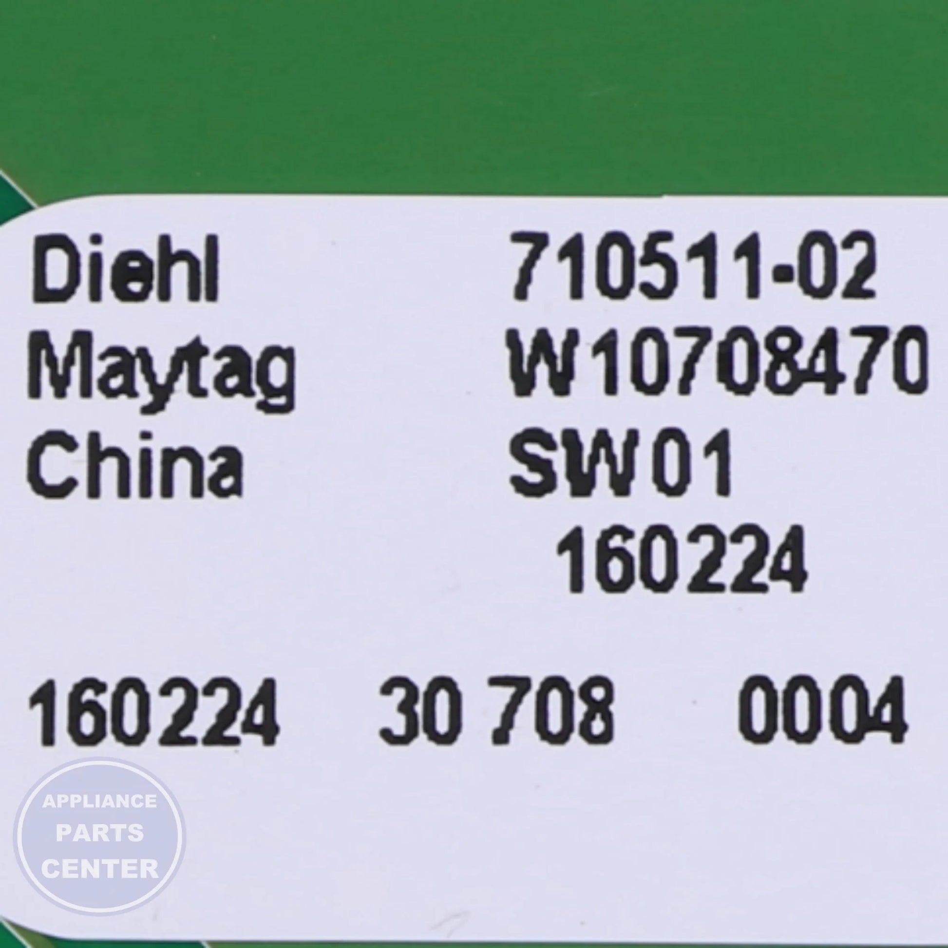 WPL CNTRL-ELEC W10776982 - Main view showing electronic control features for W10159999, W10316103, W10708490