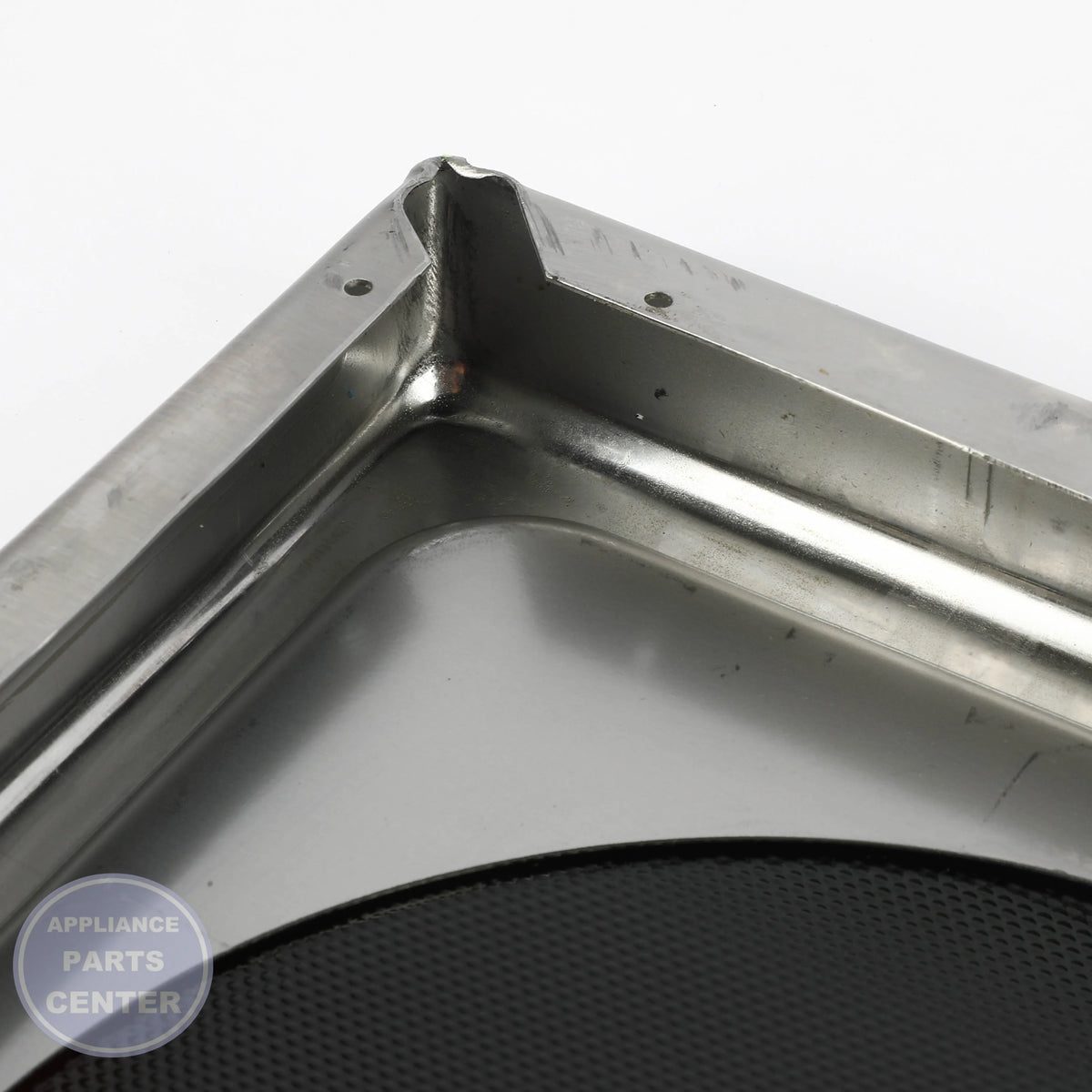COOKTOP W10777613 - Side view with precise measurements