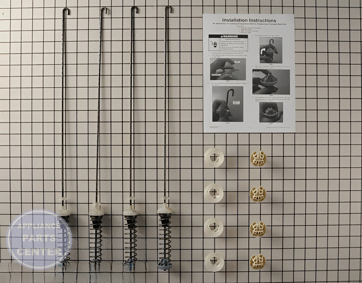 WHIRLPOOL SUSPENSION W10780044 - Detailed view of suspension details