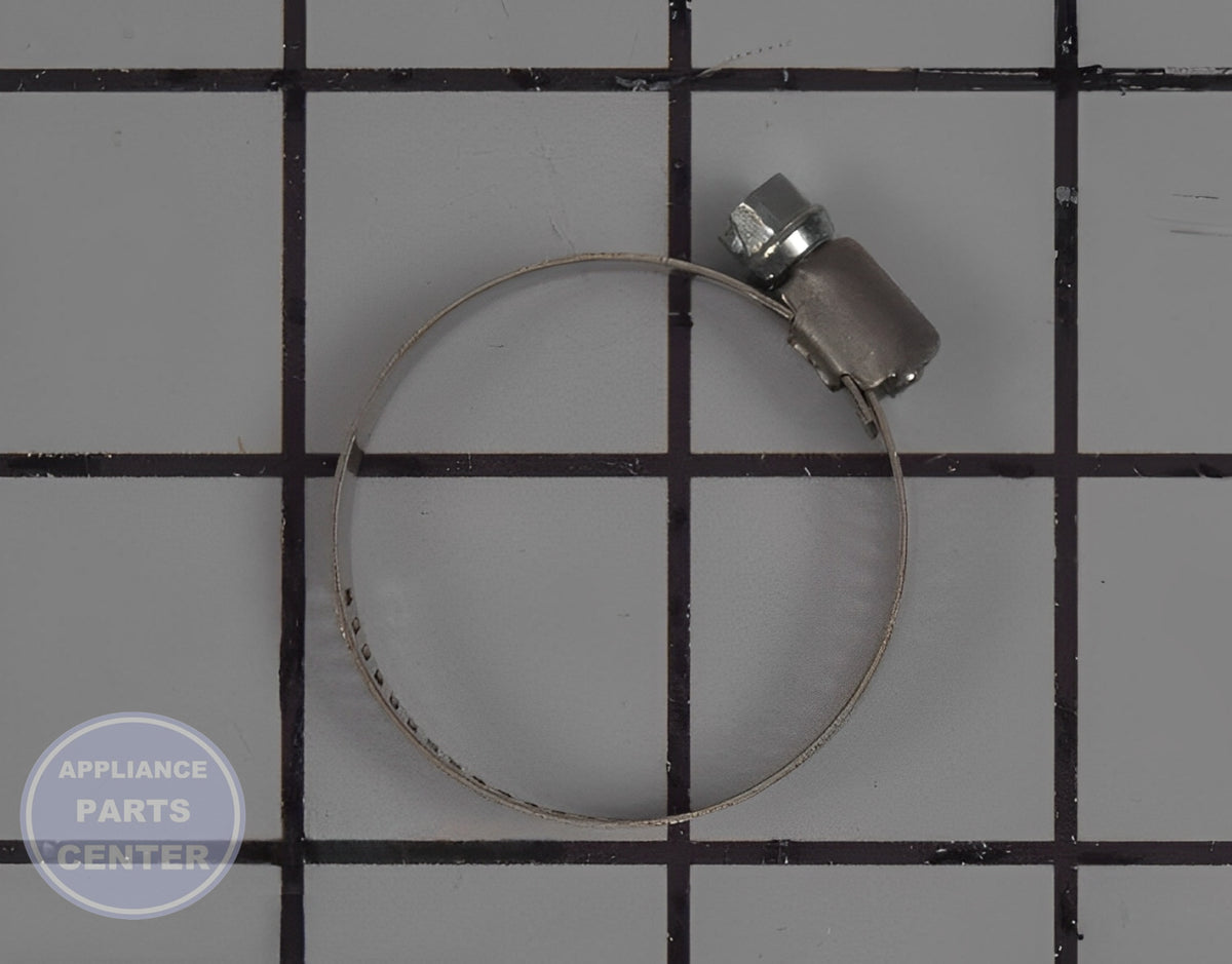 WHIRLPOOL DISHWASHER HOSE CLAMP W10789434 - Main view showing secure fastening for various Whirlpool models