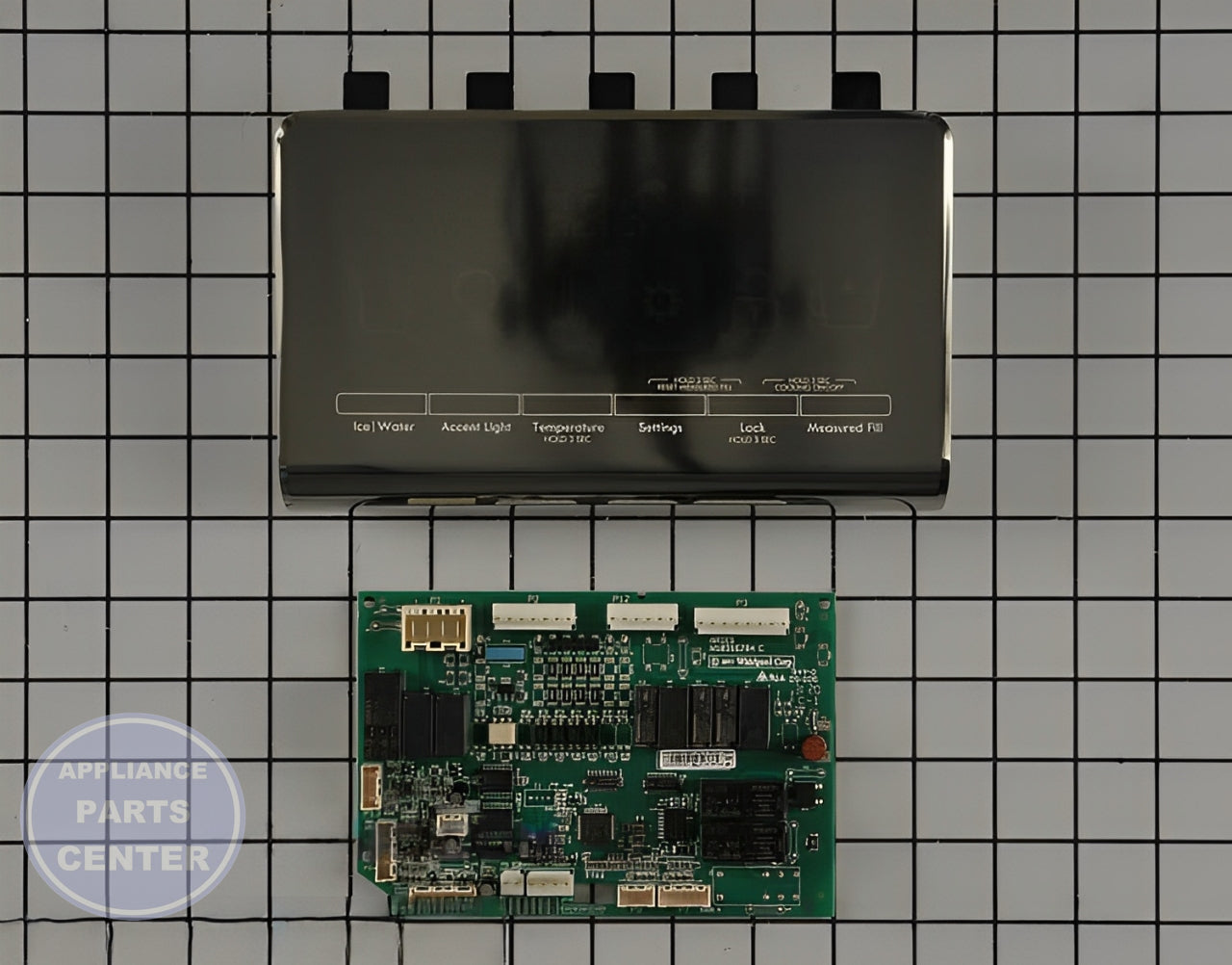 Kenmore Dispenser Control Board W10789707 - Main view showing circuitry for Kenmore models
