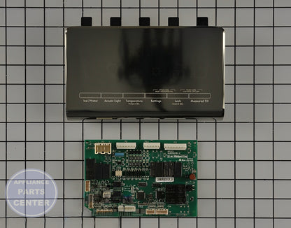 Kenmore Dispenser Control Board W10789707 - Main view showing circuitry for Kenmore models