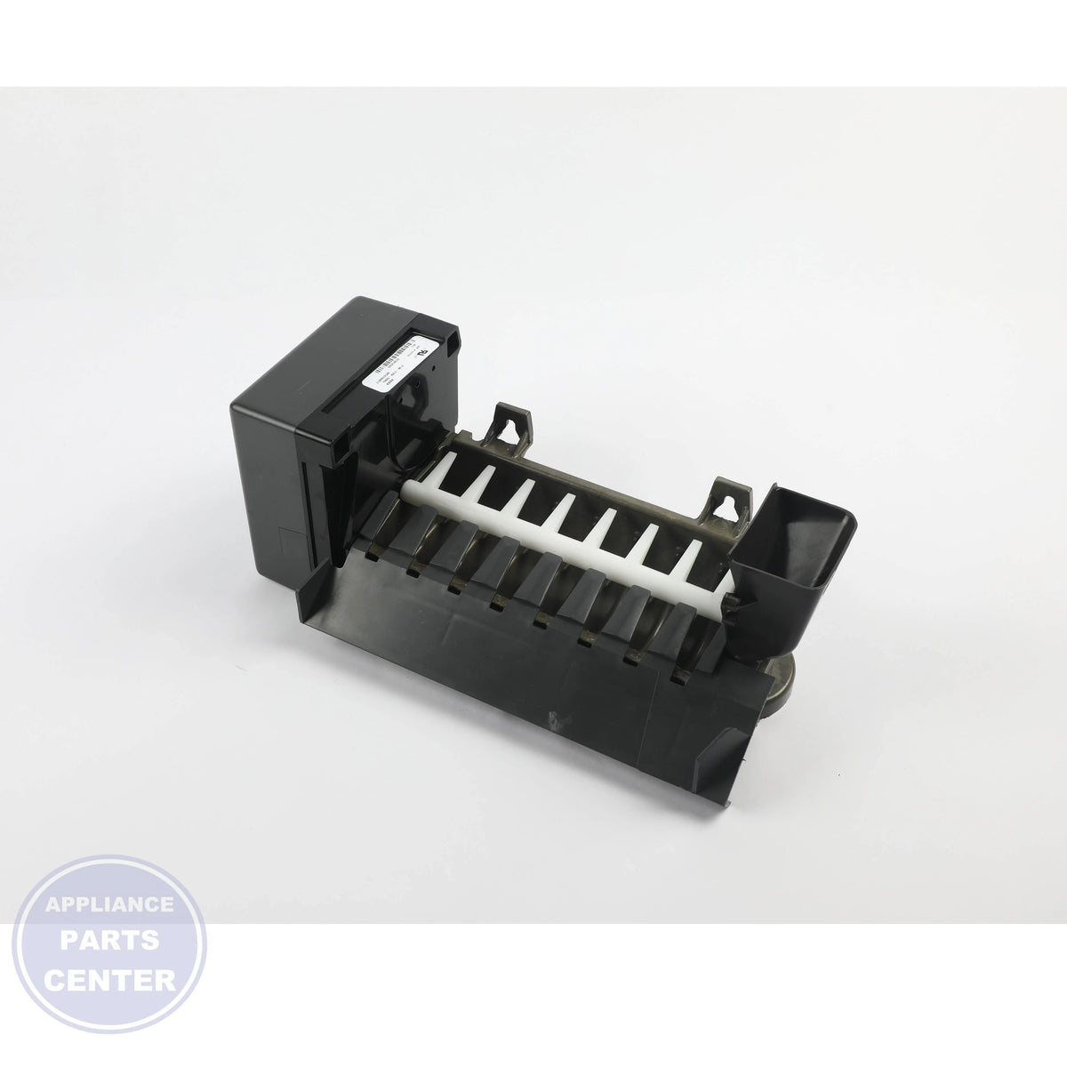 ICEMAKER W10790817 - Side view with efficient ice production stats