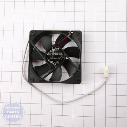 FAN W10792631 - Side view with precise specifications