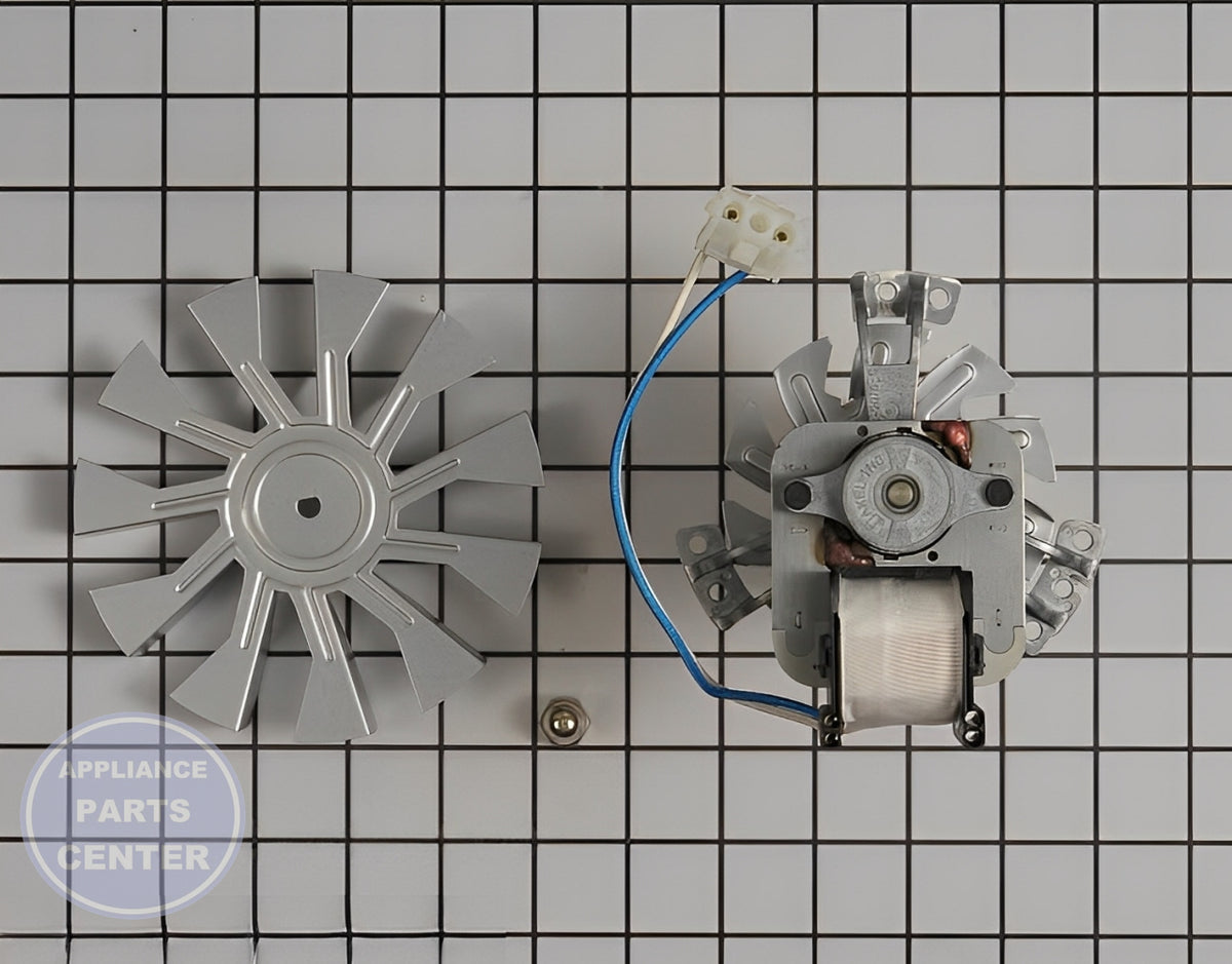 Amana Convection Motor W10794440 - Installation in specific model showing key mounting points