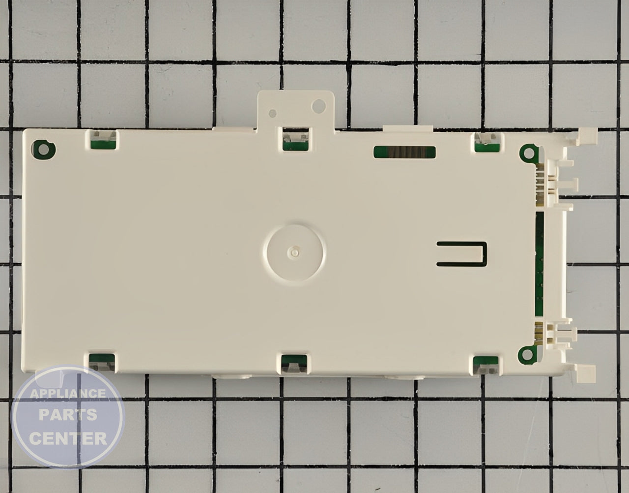 Control Board W10802078 - Detailed view of circuit board and timer details