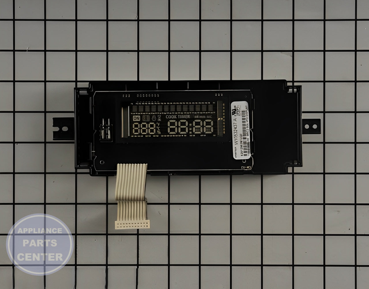 WHIRLPOOL ELECTRONIC CONTROL BOARD W10803991 - Main view showing circuit board for WPL Range/Stove/Oven
