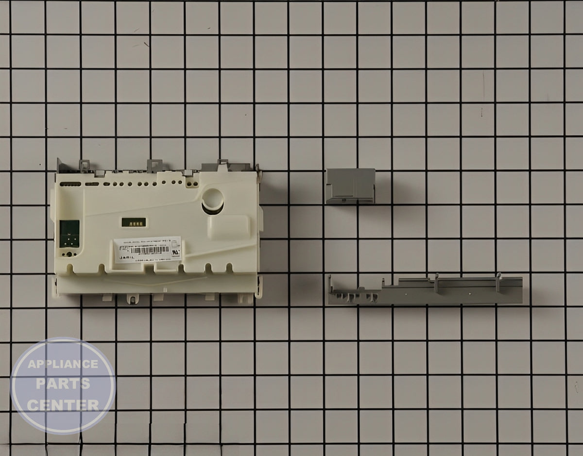 WHIRLPOOL DISHWASHER ELECTRONIC CONTROL BOARD W10804118 - Main view showing Circuit Board & Timer for W10671757, W10629133, W10756241 models