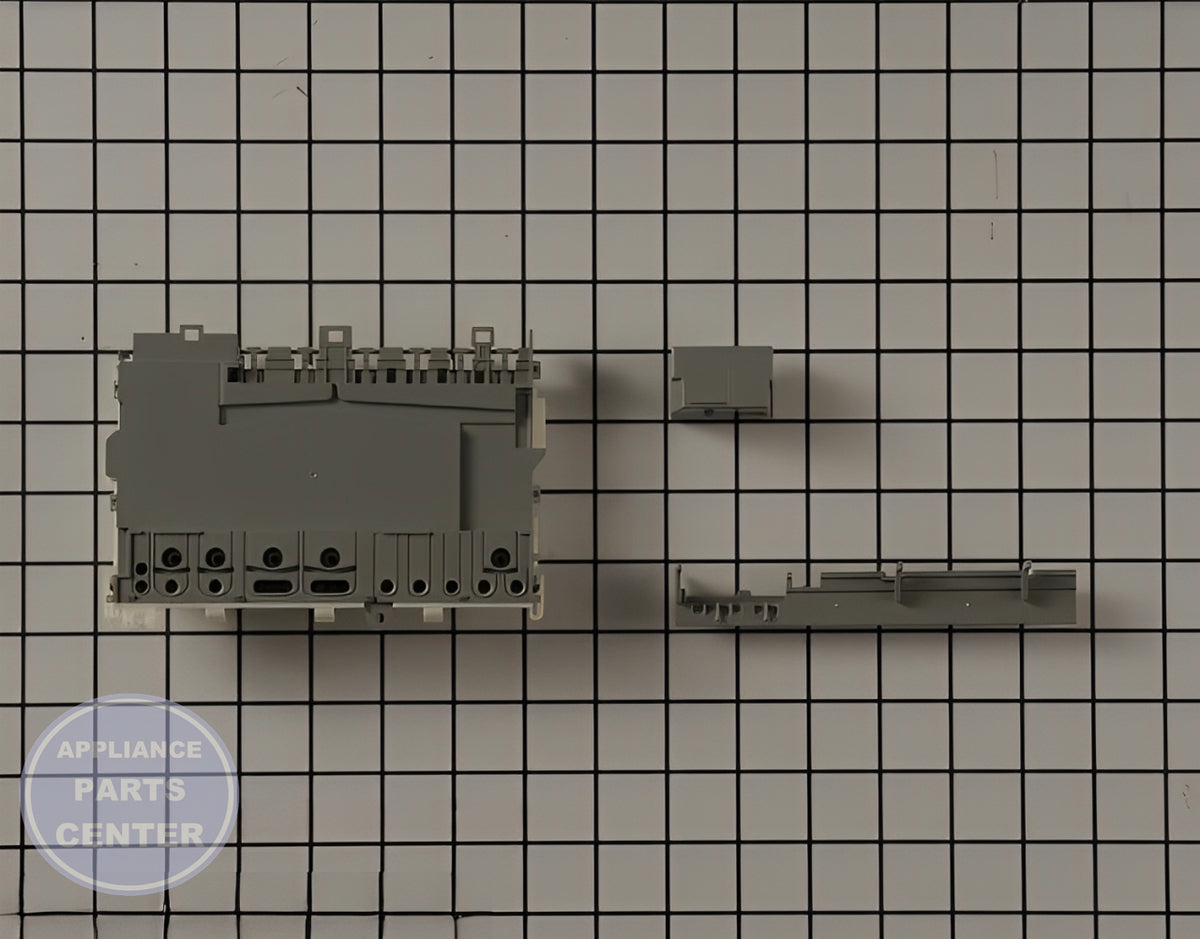 WHIRLPOOL DISHWASHER ELECTRONIC CONTROL BOARD W10804118 - Detailed view of the electronic board's technical details