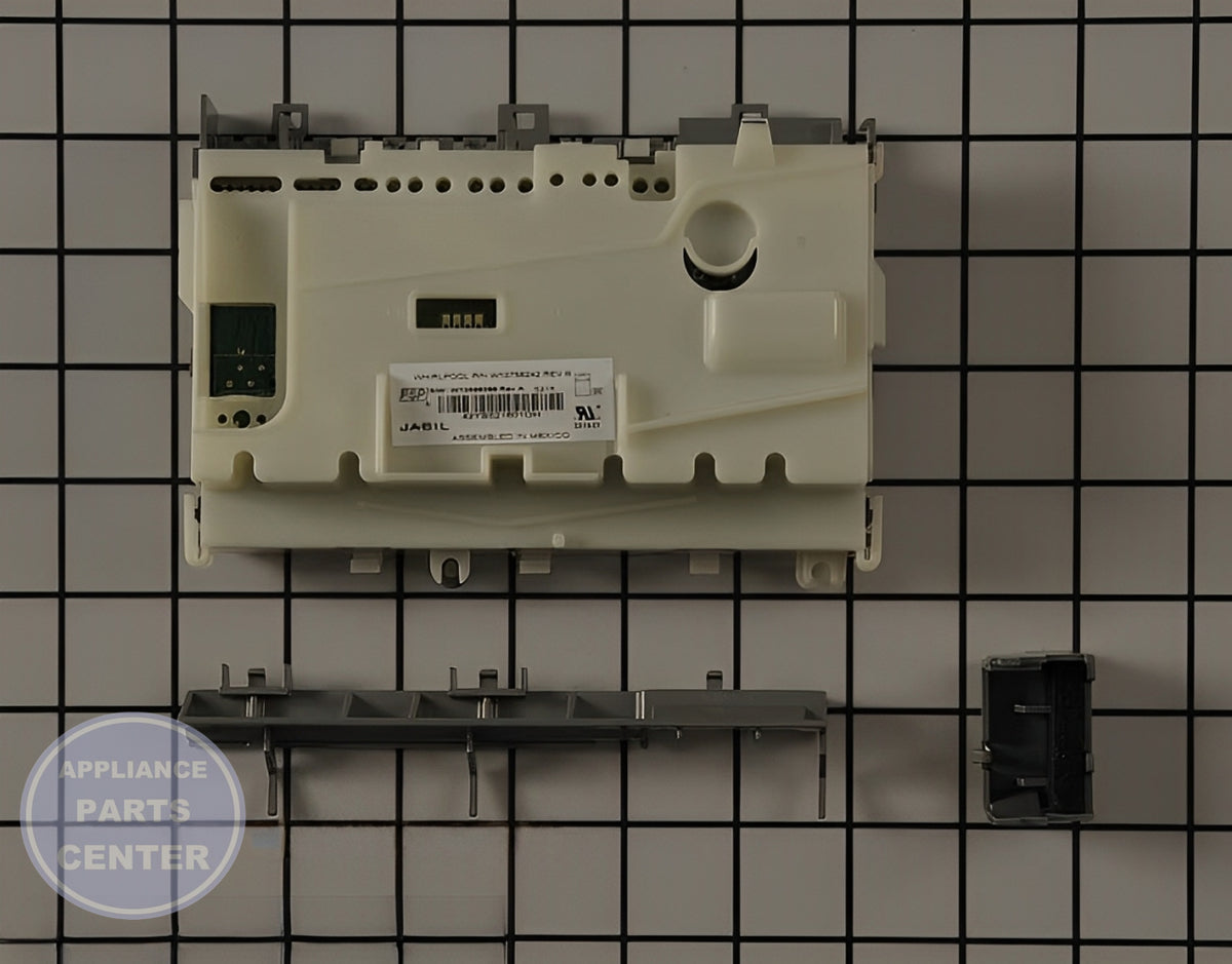 WHIRLPOOL CONTROL BOARD W10804120 - Detailed view of circuit board details