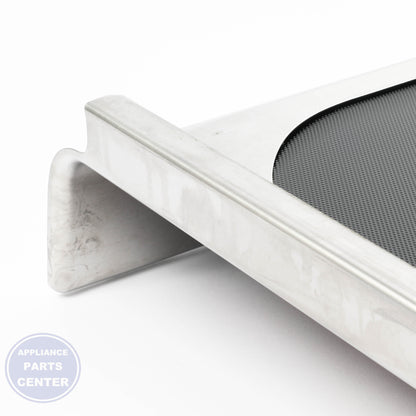 COOKTOP W10804319 - Side view with precise measurements