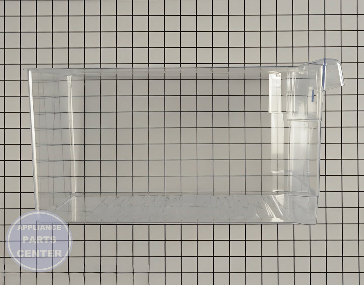 WHIRLPOOL CRISPER PAN W10804447 - Side view with 30 lbs capacity