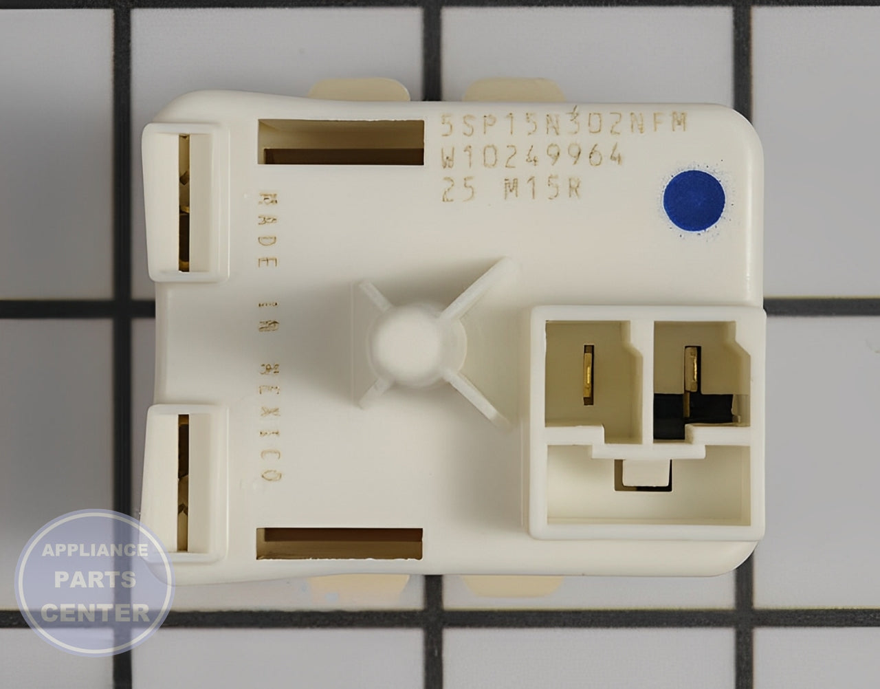 Start Device W10805623 - Detailed view of compressor technical details