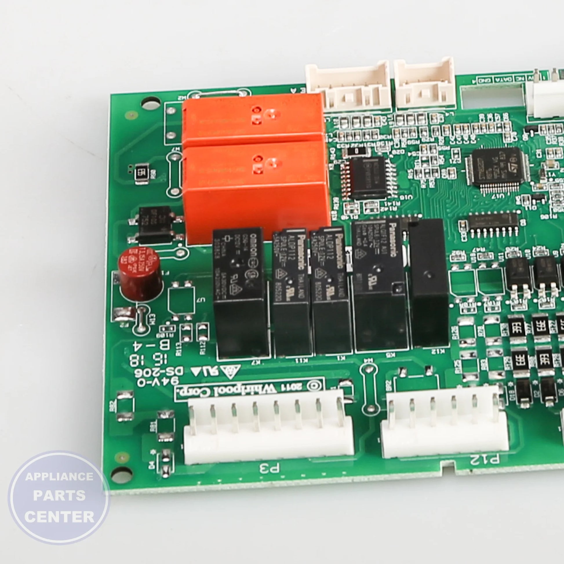 CNTRL-ELEC W10807388 - Side view with precise specifications