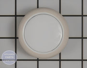 WHIRLPOOL WHITE CONTROL KNOB W10807860 - Main view showing knob for various models