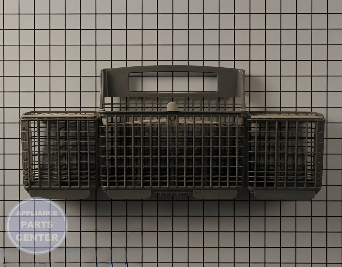 WHIRLPOOL DISHWASHER SILVERWARE BASKET W10807920 - Detailed view of dishwasher-compatible design