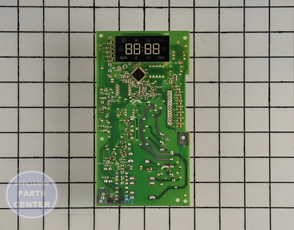 Whirlpool Control Board W10810046 - Main view showing digital display for Whirlpool microwaves