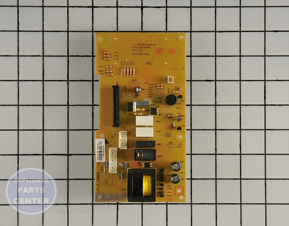 Control Board W10810046 - Detailed view of the digital display and timer functions