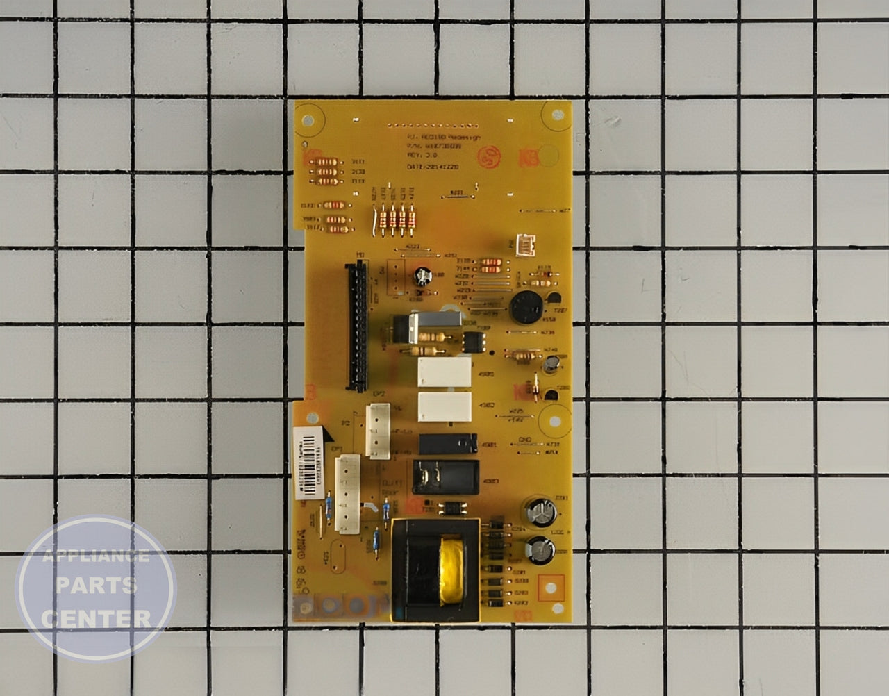 Control Board W10810046 - Detailed view of the digital display and timer functions