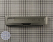 WHIRLPOOL DISHWASHER SILVER CONTROL PANEL W10811151 - Main view showing touchpad for WPL Dishwasher models