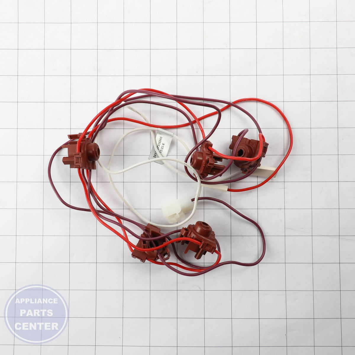 Whirlpool HARNS-WIRE W10811693 - Installation in specific model showcasing secure mounting points