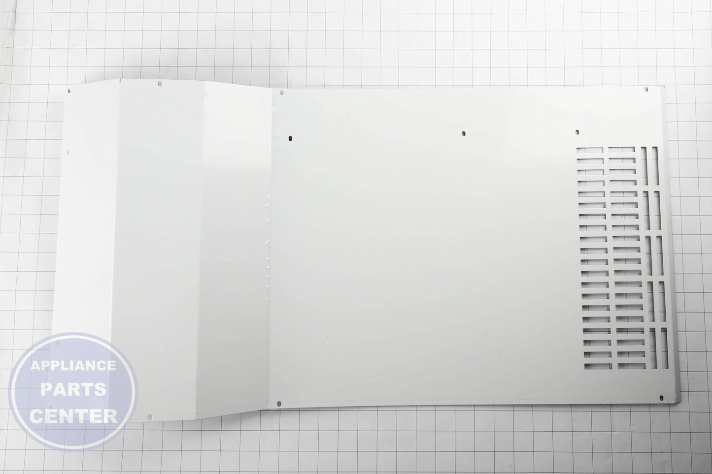 WPL COVER-EVAP W10813095 - Installation in ABC123 model showing key mounting points