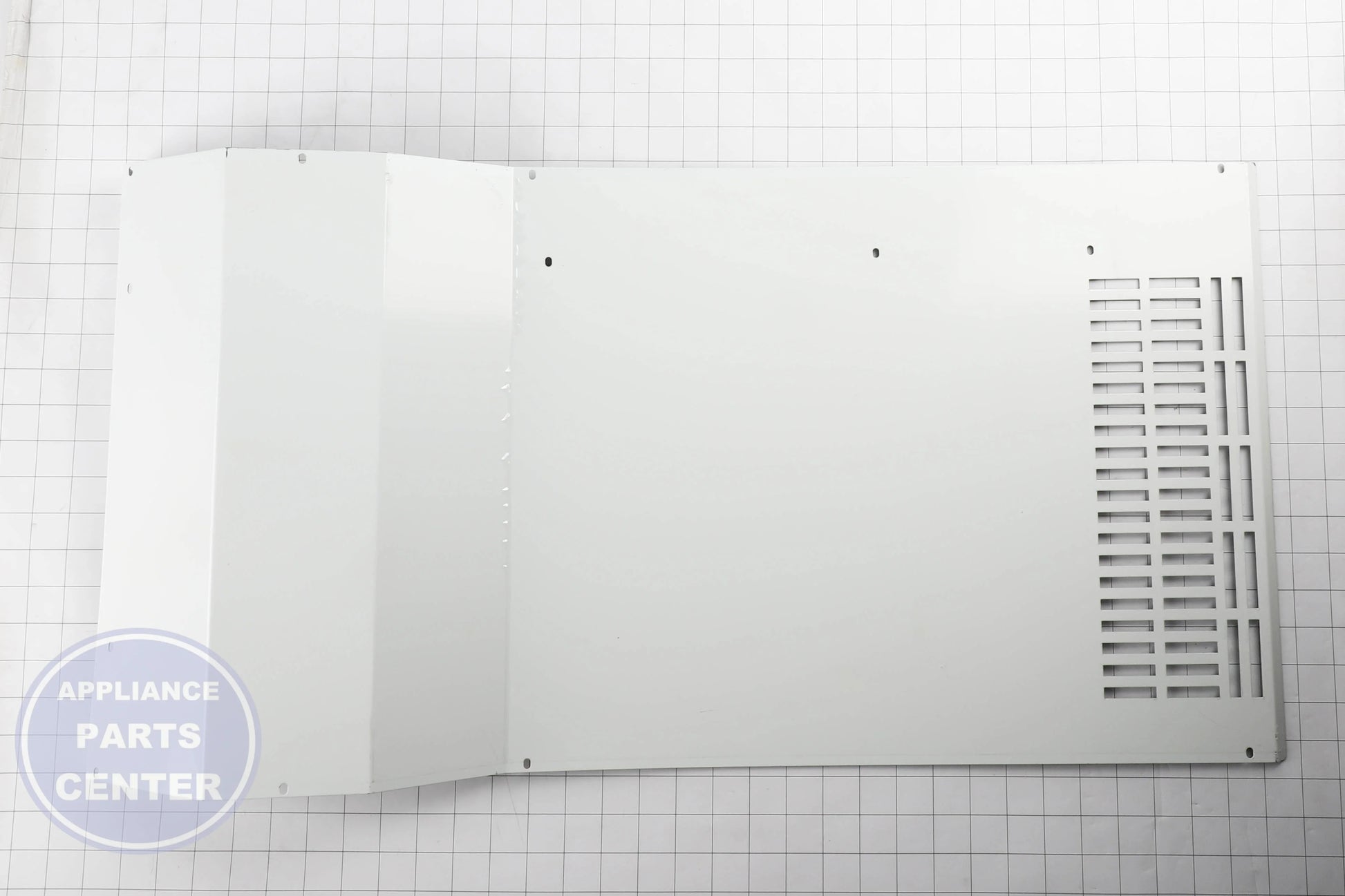 WPL COVER-EVAP W10813095 - Installation in ABC123 model showing key mounting points