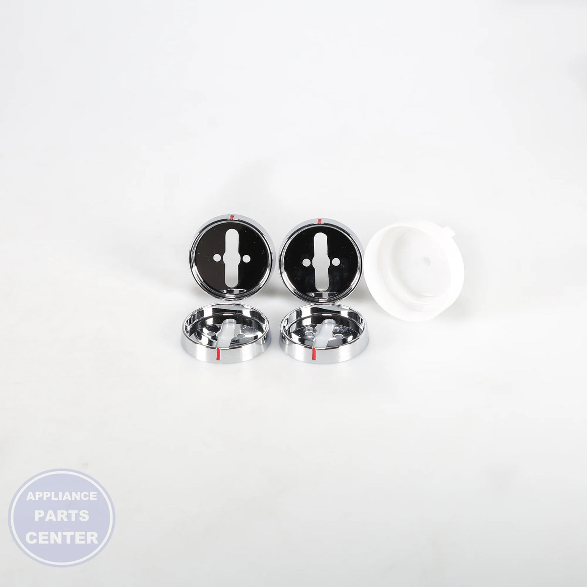Whirlpool BEZEL-KNOB W10813558 - Main view showing stylish design for Whirlpool and Maytag models