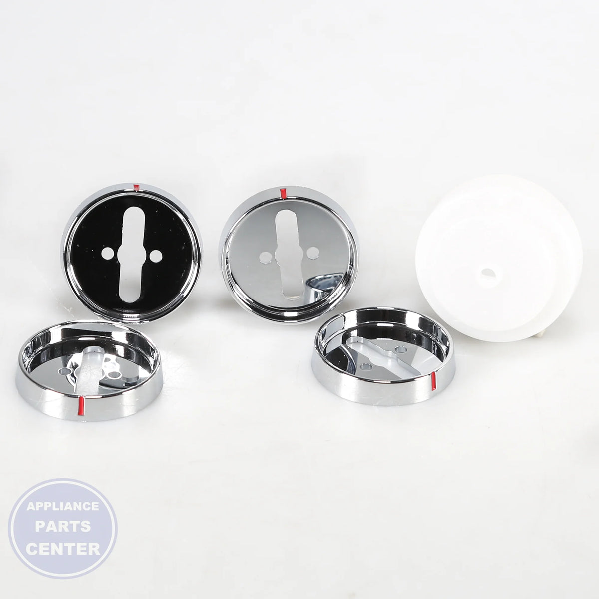 Whirlpool BEZEL-KNOB W10813558 - Installation in Whirlpool model showcasing easy mounting points