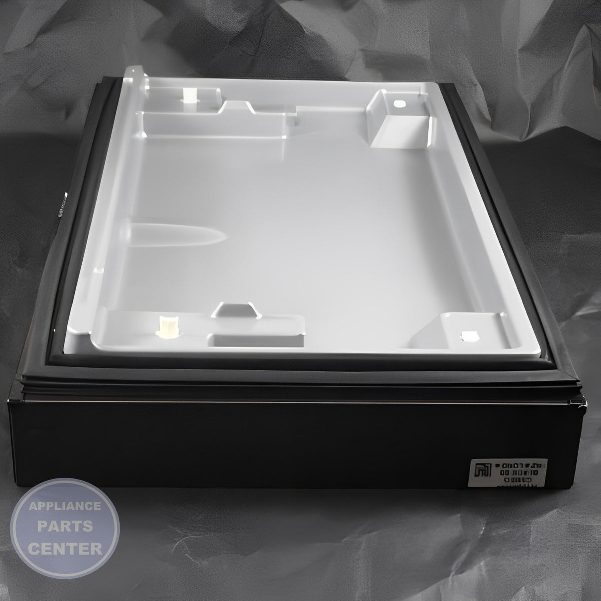Whirlpool Refrigerator Door Assembly W10815700 - Main view showing sleek design for various Whirlpool models