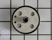 Whirlpool WHIRLPOOL RANGE STAINLESS STEEL KNOB W10818230 - Main view showing precise control for KitchenAid and Maytag models