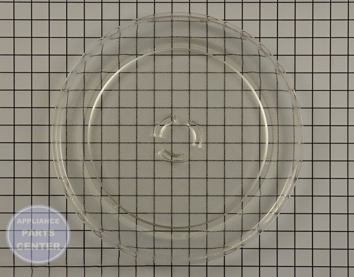 WHIRLPOOL COOK TRAY GLASS W10818723 - Main view showing smooth rotation for WPL Microwave and Oven/Microwave Combo
