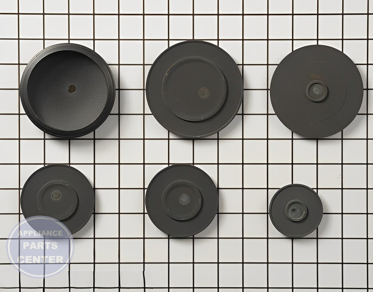 WHIRLPOOL SURFACE BURNER CAP W10819916 - Detailed view of gas burner & control valve