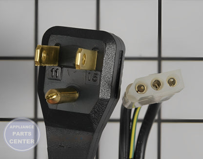 Power Cord W10820044 - Detailed view of high-quality electrical connection