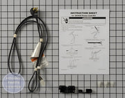 Amana Power Cord W10820044 - Main view showing durable material for Amana, Maytag, Whirlpool models