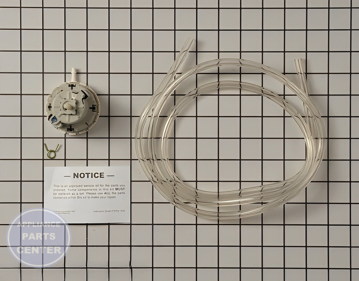 WHIRLPOOL WASHER PRESSURE SWITCH W10820051 - Main view showing water control features for specific models