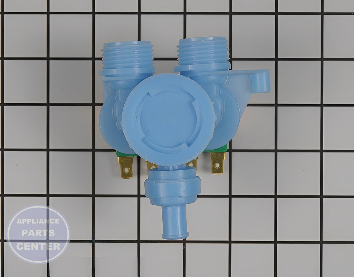 WHIRLPOOL VALVE W10821146 - Side view with accurate water level specs