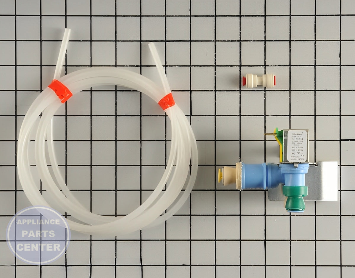 WHIRLPOOL REFRIGERATOR WATER INLET VALVE W10822681 - Main view showing valve & float for WHIRLPOOL 2212374