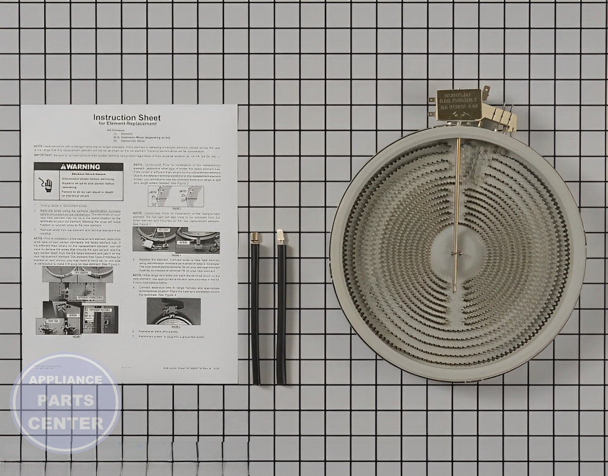 WHIRLPOOL DUAL RADIANT ELEMENT W10823692 - Main view showing rapid heating for various stove models