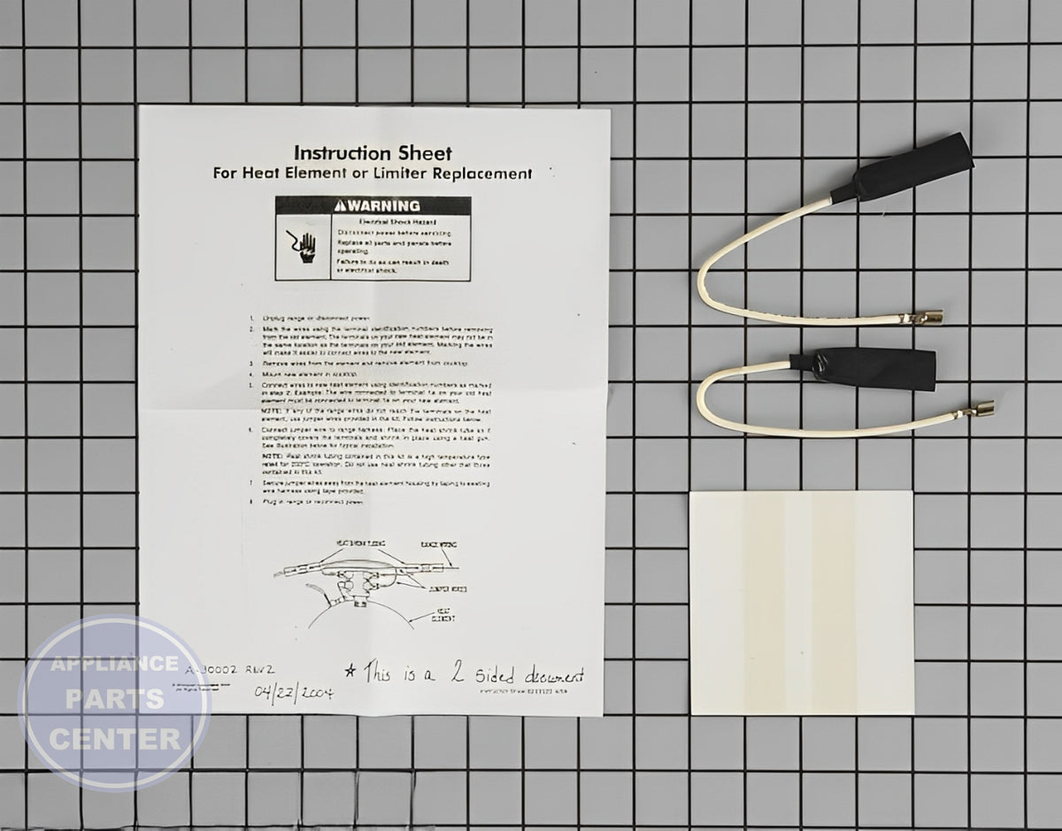 Radiant Surface Element W10823694 - Detailed view of heating capacity
