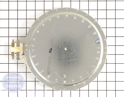 Radiant Surface Element W10823697 - Detailed view of efficient heat distribution