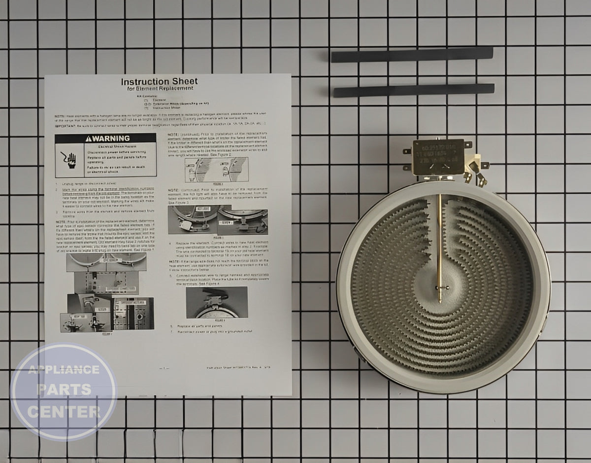 WHIRLPOOL RIGHT-FRONT SURFACE ELEMENT W10823699 - Detailed view of efficient technical details