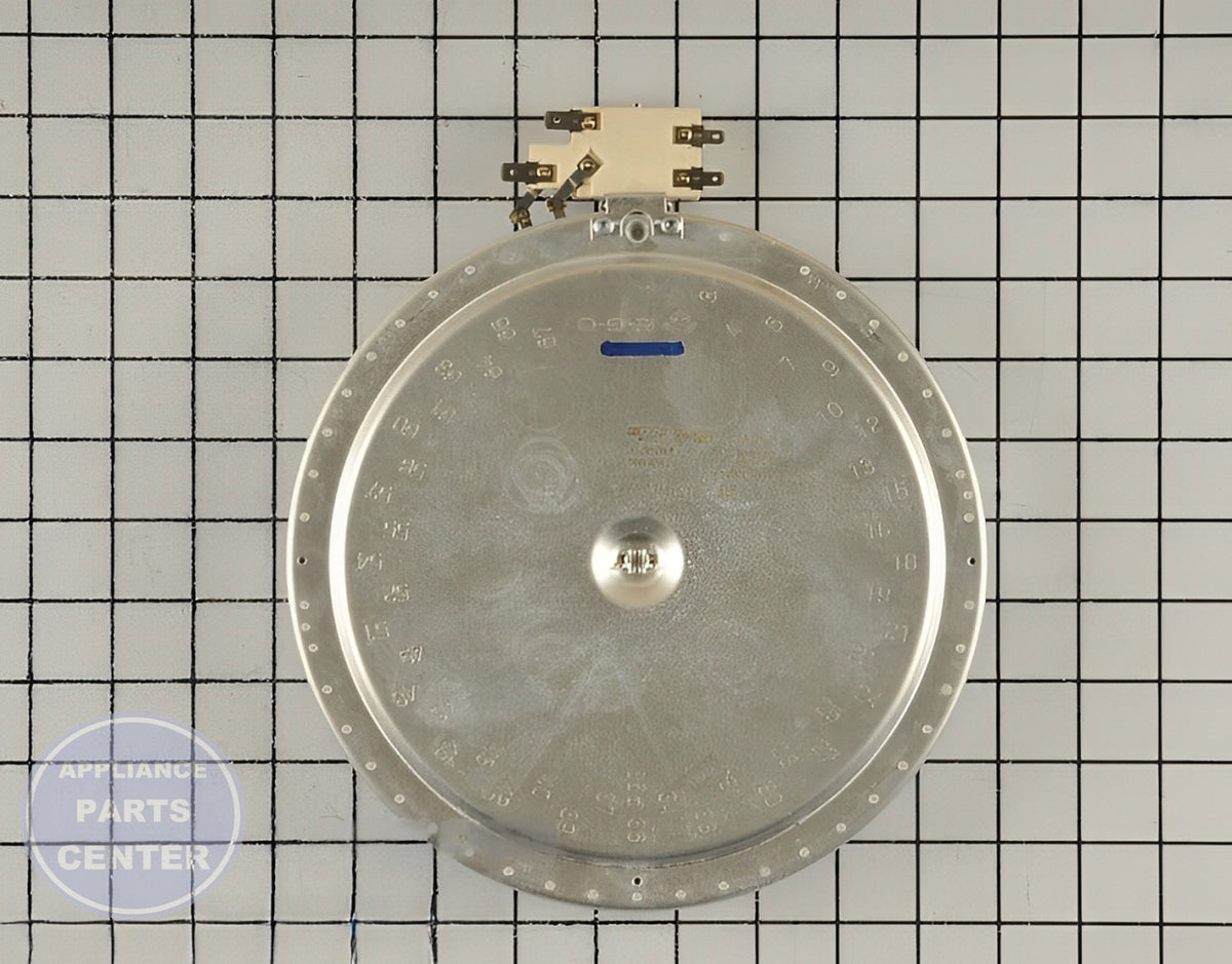 WHIRLPOOL RANGE RADIANT SURFACE ELEMENT 8" W10823707 - Detailed view of the efficient heating element