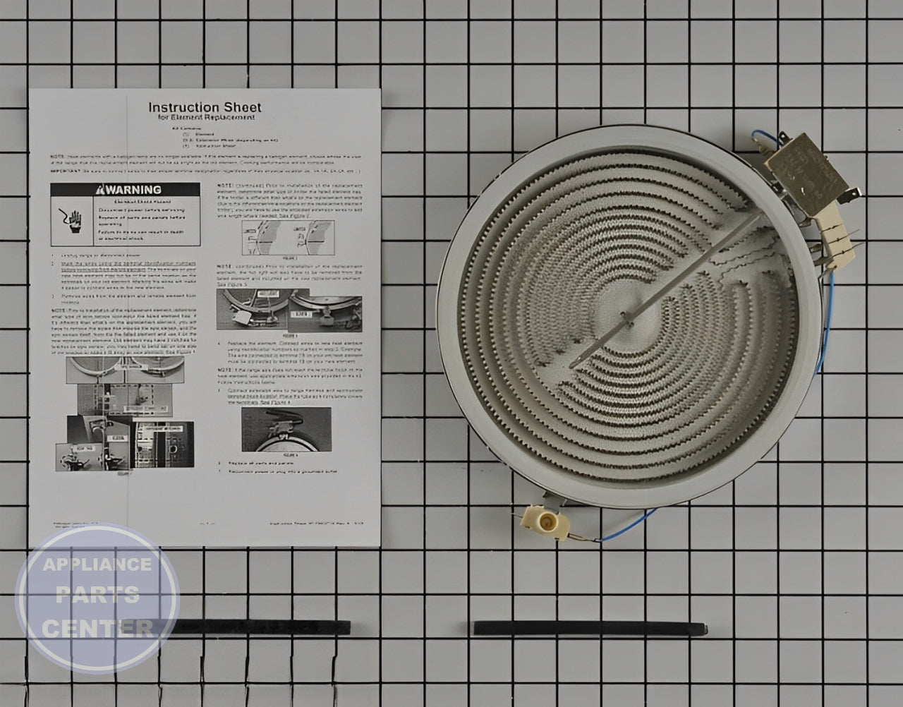 WHIRLPOOL W10823709 - Main view showing precise heating control for various models